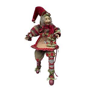 Mark Roberts Artisan Christmas Jester Girl Elf Decorative Figurine Holiday RARE